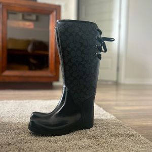 Coach rain boot